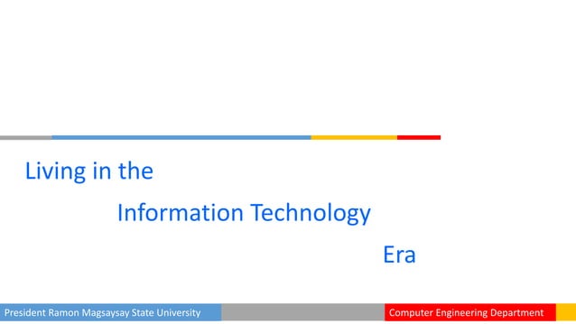 Living in the IT Era - Lesson 1.pptx | Social Networking | Internet