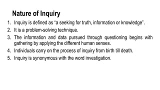 PRACTICAL RESEARCH MODULE 1 LESSON 1 NATURE AND INQUIRY OF RESEARCH | PPTX