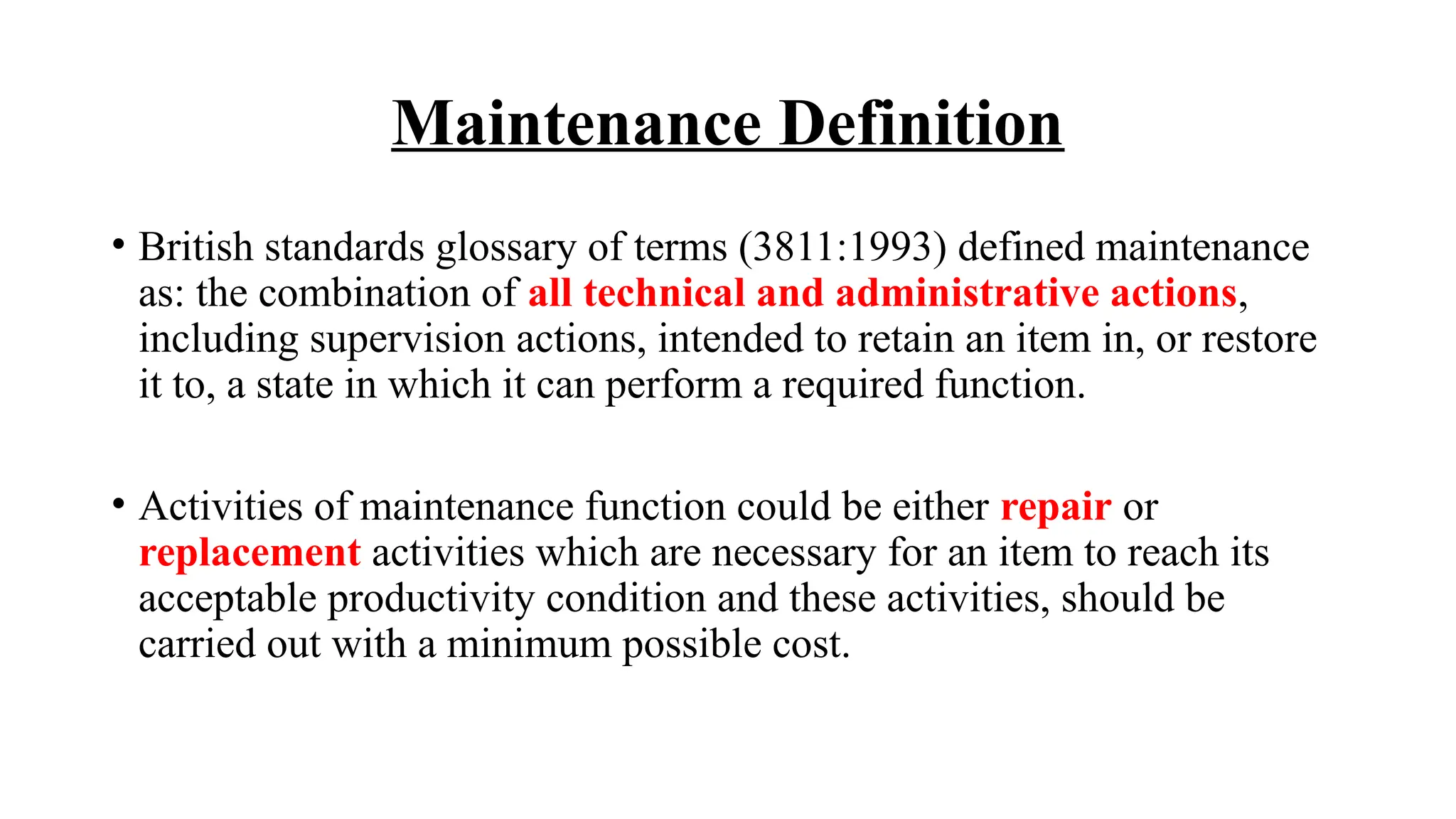 Introduction to Plant Engineering (Maintenance Engineering).pptx