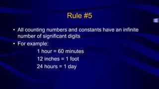 Significant figures, Rounding off Numbers and Scientific Notation | PDF
