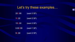 Significant figures, Rounding off Numbers and Scientific Notation | PDF