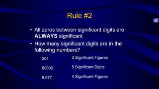 Significant figures, Rounding off Numbers and Scientific Notation | PDF