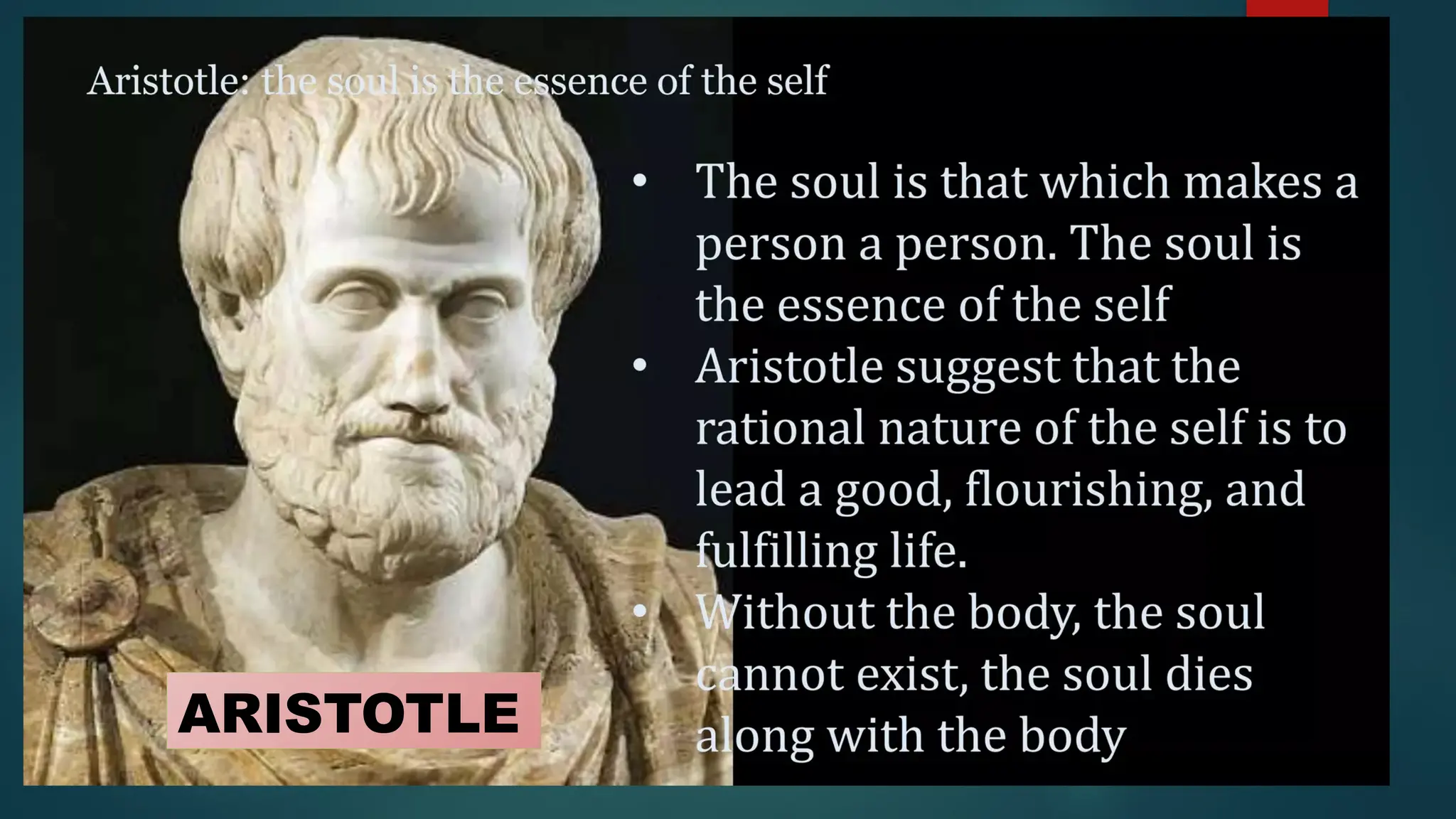 ARISTOTLE
 