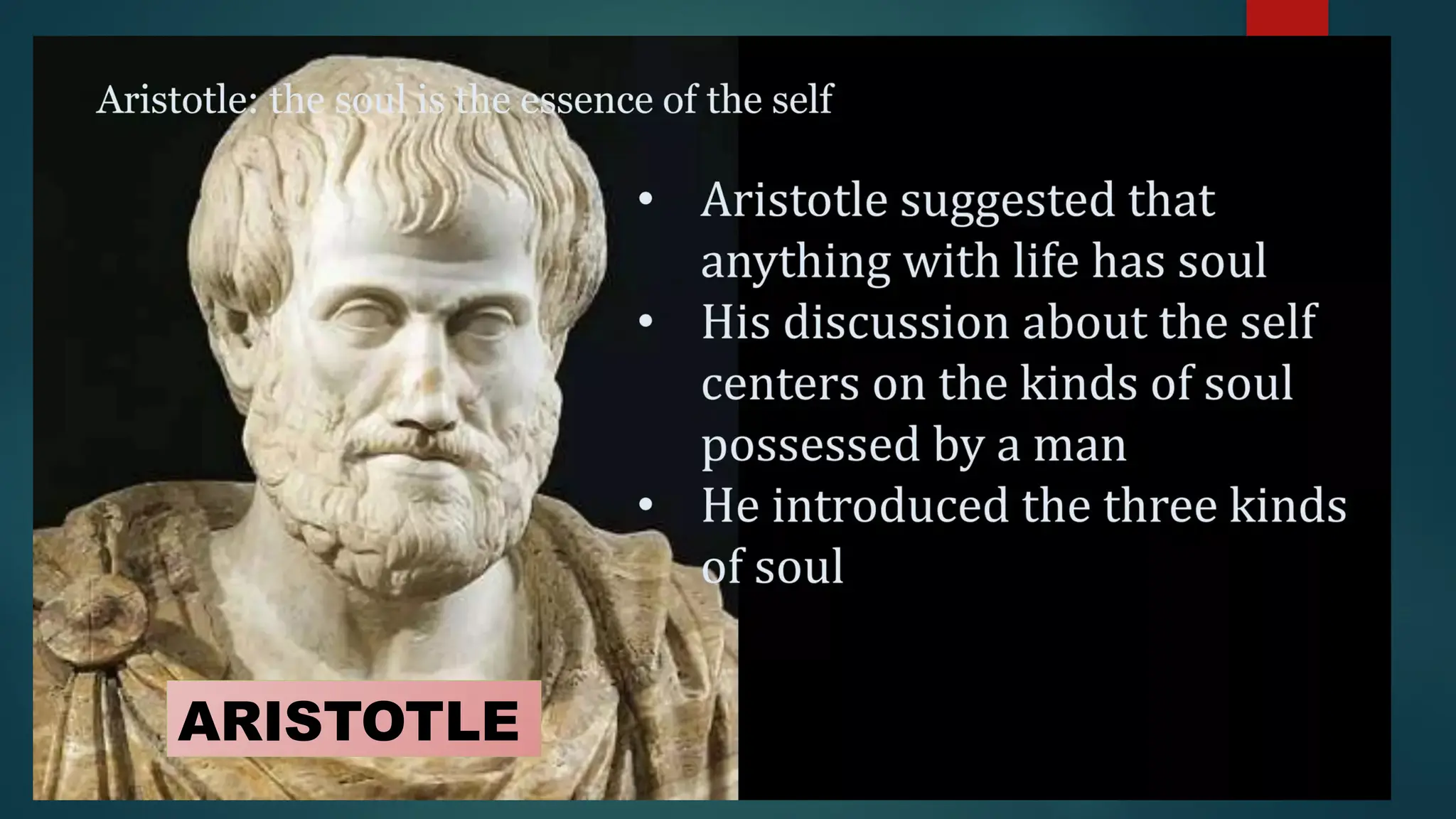 ARISTOTLE
 