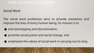 Sw Values Lesson 1.2 Core Values of Social Work.pptx