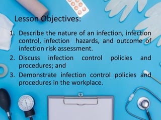 Text Infection Control Lesson 1.1_ Implementing and Monitoring Infection Control Policies and ...