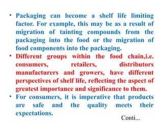 Comprehensive Overview of Factors Affecting Food Shelf Life and ...