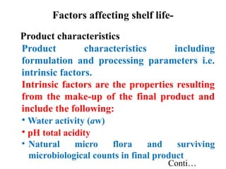 Comprehensive Overview of Factors Affecting Food Shelf Life and ...