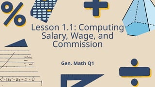 Comprehensive Guide to Computing Salary, Wage, and Commission in ...
