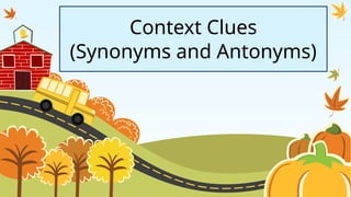 Understanding Context Clues and Visual Elements in Communication | PPTX