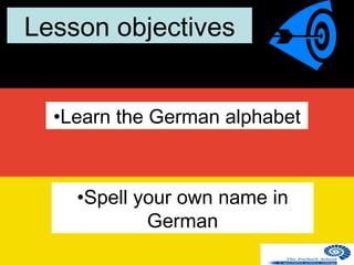 Lesson objectives ,[object Object],[object Object]