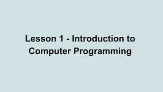 Lesson 1-3 Fundamentals of Programming.pptx