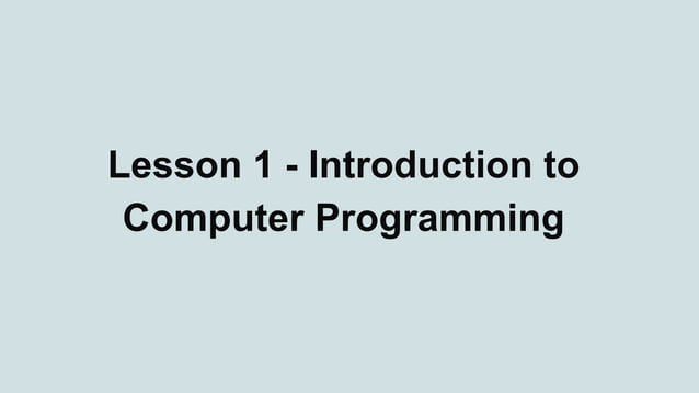 Lesson 1-3 Fundamentals of Programming.pptx