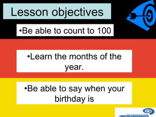 Lesson objectives ,[object Object],[object Object],[object Object]
