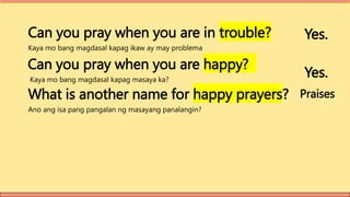 Is the prayer of a righteous man powerful? Is it effective?
(Yes, the Bible tells us in James 5:16 that the prayers
of the...