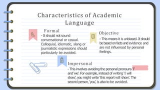 Reading and Writing: LESSON 1 - ACADEMIC TEXT.pptx