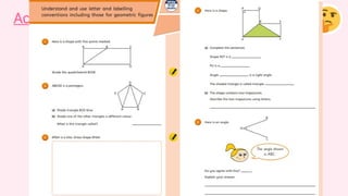 Lesson 1 - Angle Notation (Intoduction to labelling angles) | PPTX