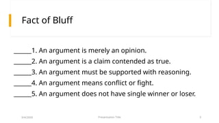 Lesson 1 - Arguments in Manifestoes.pptx