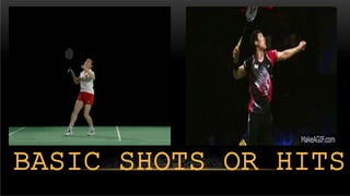 BASIC SHOTS OR HITS
 