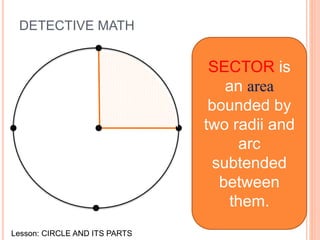 How can we help in conserving
our natural resources?
Lesson: CIRCLE AND ITS PARTS
 