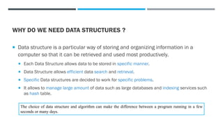 Lesson 1 - Data Structures and Algorithms Overview.pdf | Databases ...