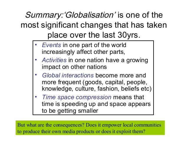 Lesson 1 Defining Globalisation