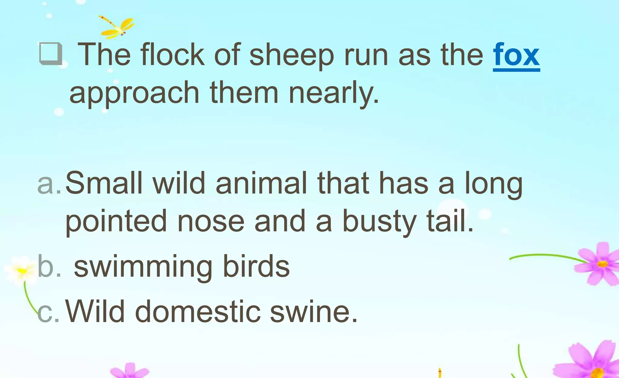 Lesson 1 elements of a fable PPT Lesson 1 elements of a fable PPT
