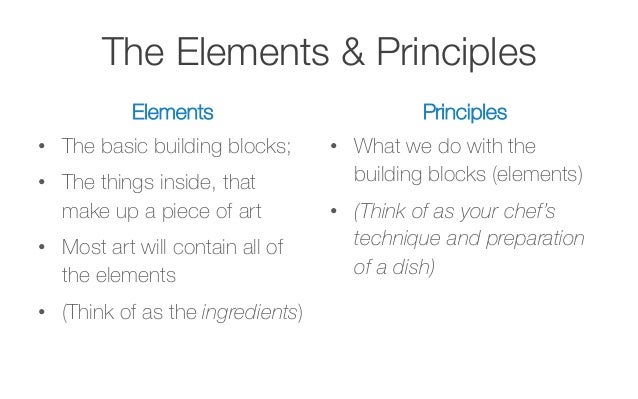 elements and principles of design