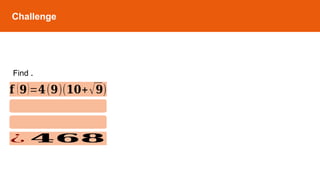 Function Notation- How to Evaluate functions | PPTX