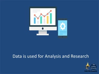 Data is used for Analysis and Research
 