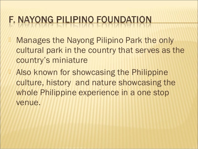 Nayong Pilipino Foundation Organizational Chart