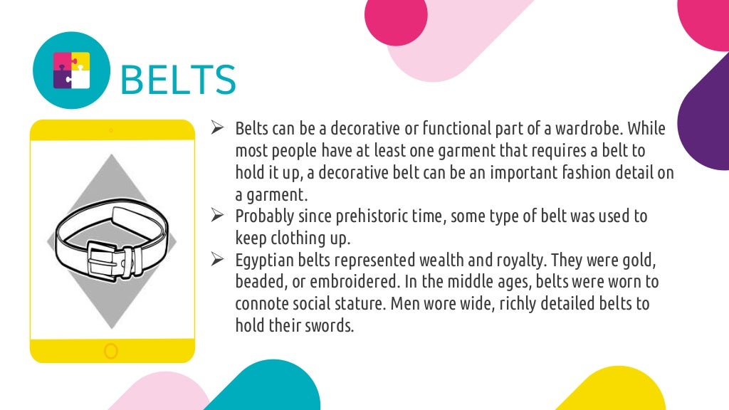 Lesson 1 history of fashion accessories