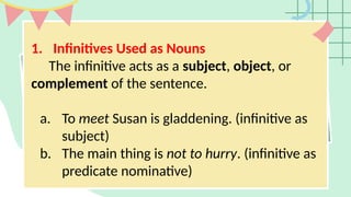 Lesson 1- Infinitives and Infinitive Phrases.pptx