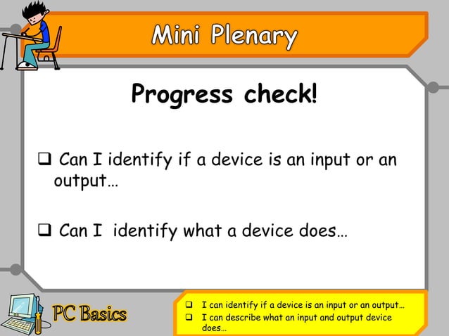 Lesson 1 inputs and outputs | PPTX
