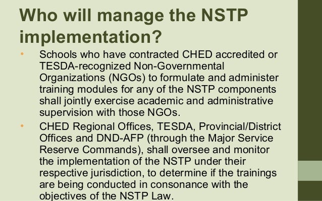 Lesson 1 Intro To Nstp nstp-narrative-report