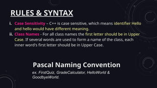 Lesson 1 - Introduction to C++ Language.pptx