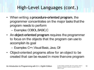 Lesson 1 introduction to programming | PDF