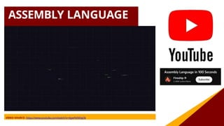 ASSEMBLY LANGUAGE
VIDEO SOURCE: https://www.youtube.com/watch?v=4gwYkEK0gOk
 