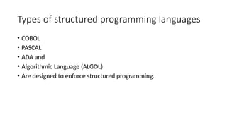 Structural Programming Language Lesson 1-Introduction to Structured Programming.pptx
