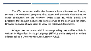 Lesson 1 - Introduction to World Wide Web.pptx