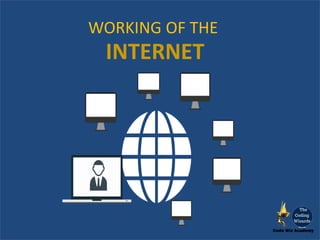 WORKING OF THE
INTERNET
 