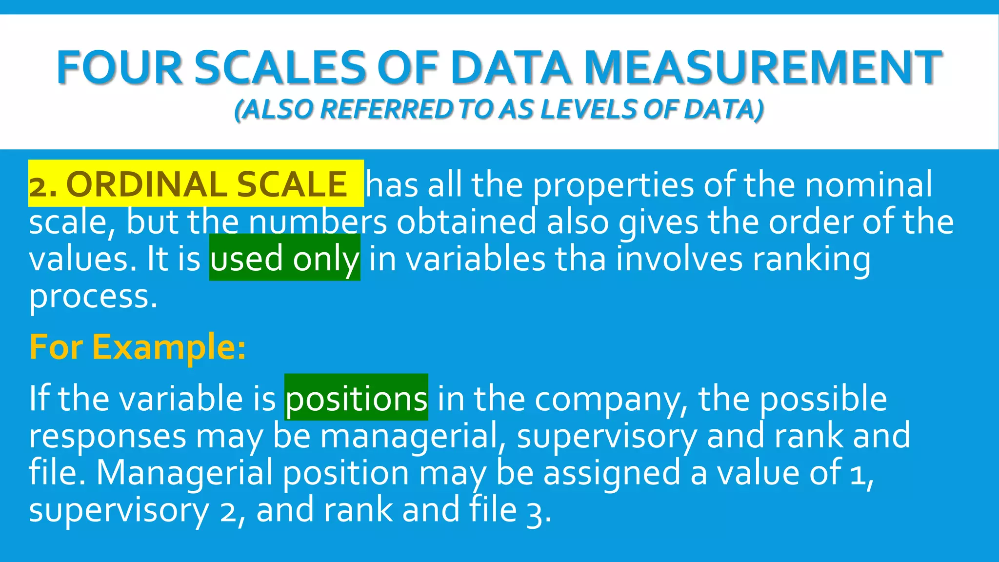 Lesson 1-Key Concepts in Statistics, Essential Process, Data ...