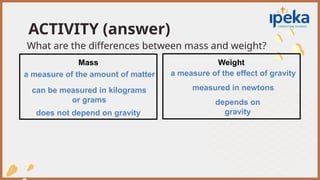 Lesson 1 - Mass, Weight and Gravity.pptx