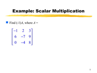 Lesson 1 matrix | PPT