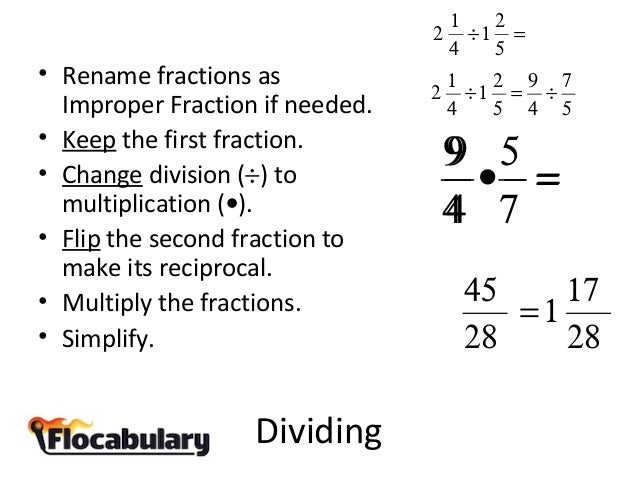 Lesson 1 operations with fractions part 2 (notes)