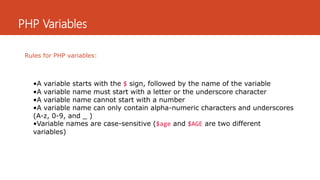 Lesson 1 php syntax | PPT