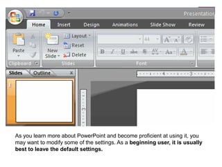 Lesson 1 seeting up your powerpoint presentation | PPTX