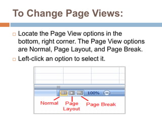 Lesson 1 setting up excel environment | PPTX