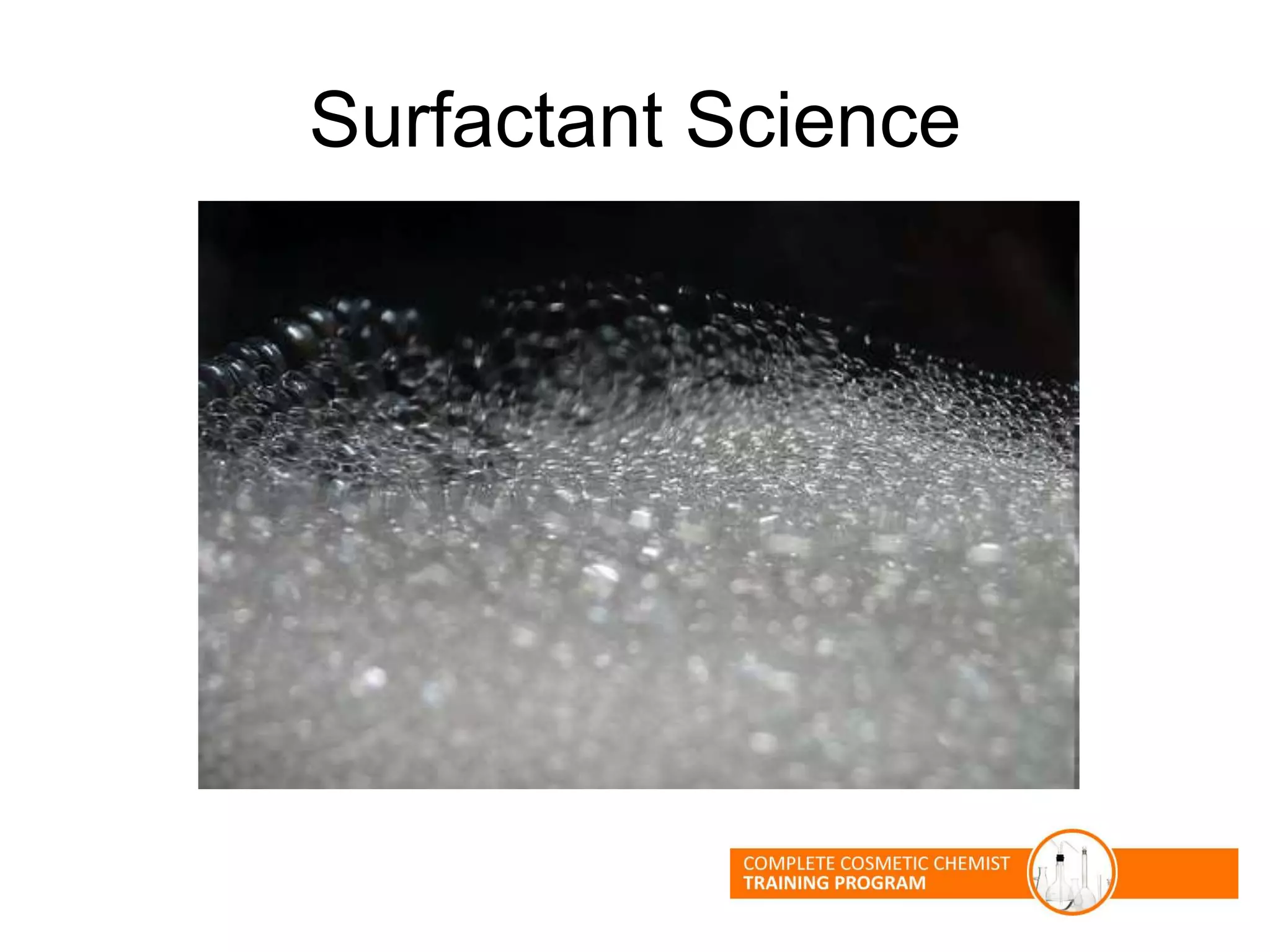 Surfactant Science
 