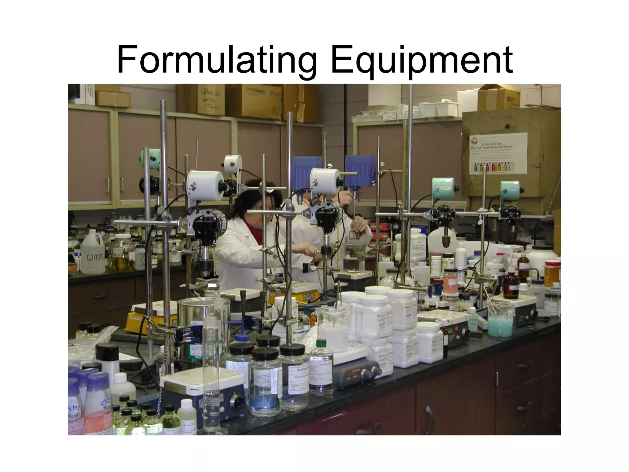 Formulating Equipment
 